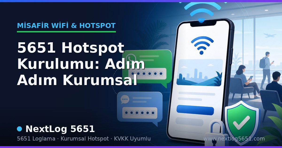 5651 Hotspot Kurulumu: Adım Adım Kurumsal