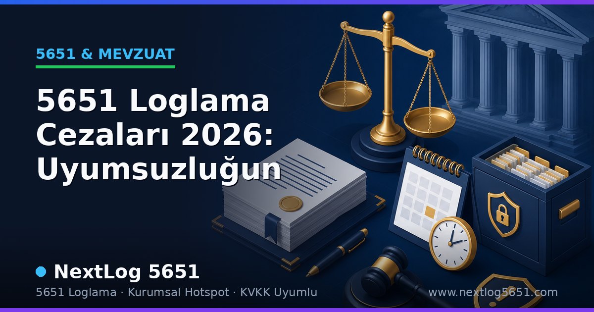 5651 Loglama Cezaları 2026: Uyumsuzluğun