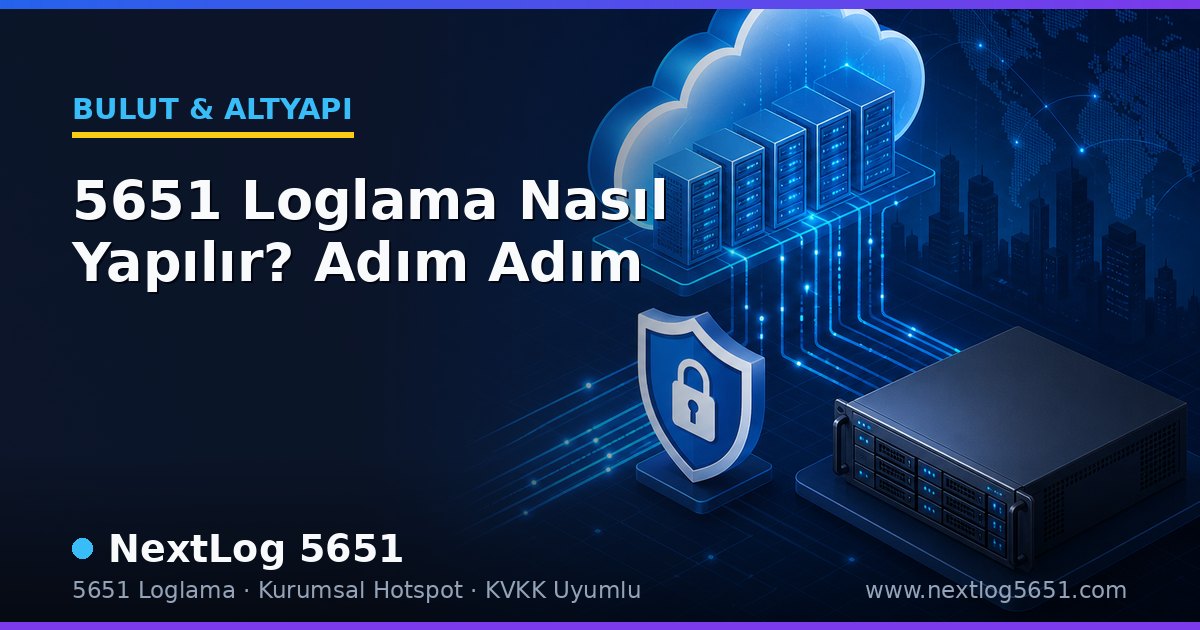 5651 Loglama Nasıl Yapılır? Adım Adım