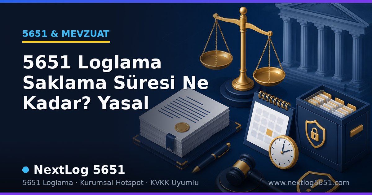 5651 Loglama Saklama Süresi Ne Kadar? Yasal