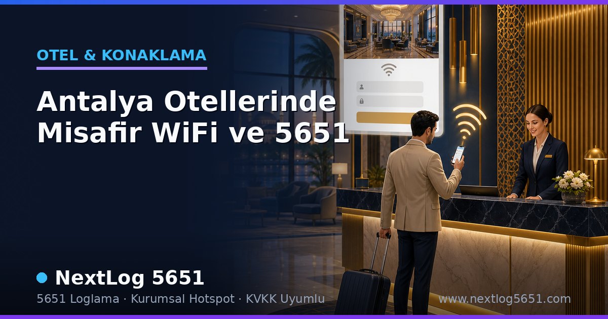 Antalya Otellerinde Misafir WiFi ve 5651