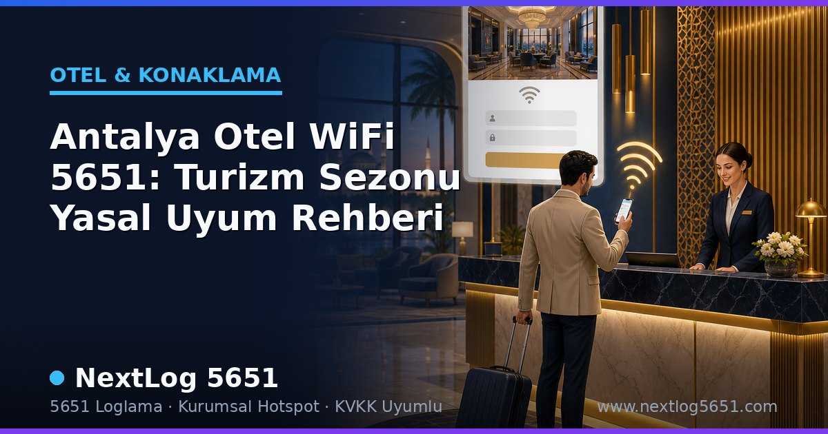 Antalya Otel WiFi 5651: Turizm Sezonu Yasal Uyum Rehberi