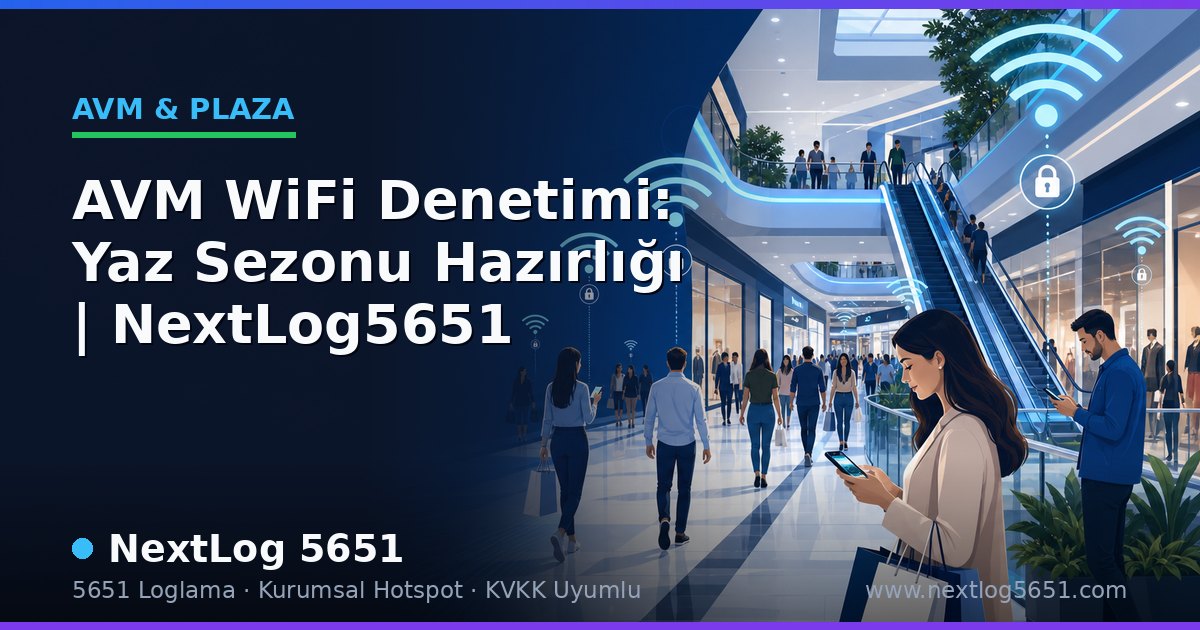 AVM WiFi Denetimi: Yaz Sezonu Hazırlığı | NextLog5651