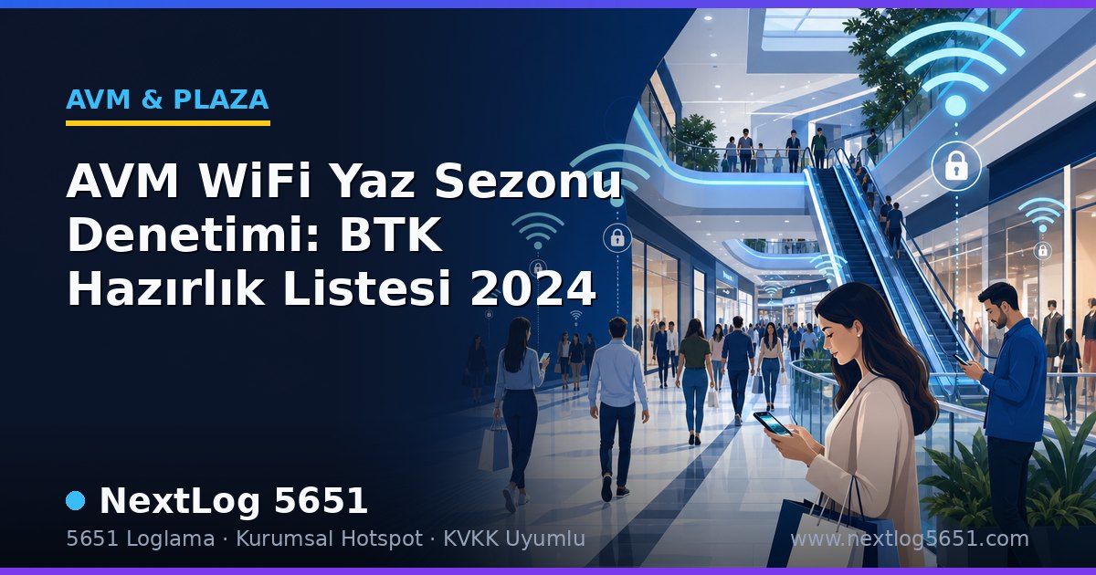 AVM WiFi Yaz Sezonu Denetimi: BTK Hazırlık Listesi 2024