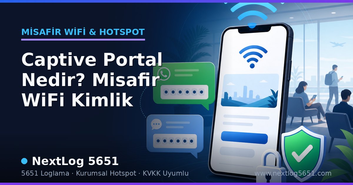 Captive Portal Nedir? Misafir WiFi Kimlik