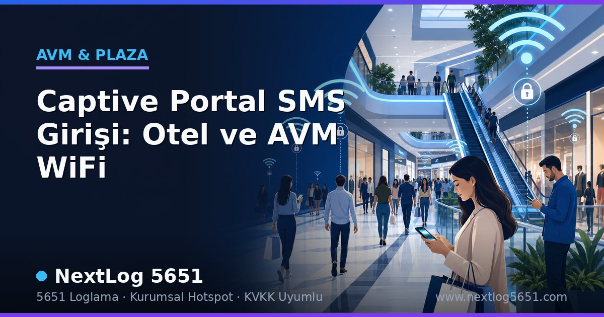 Captive Portal SMS Girişi: Otel ve AVM WiFi