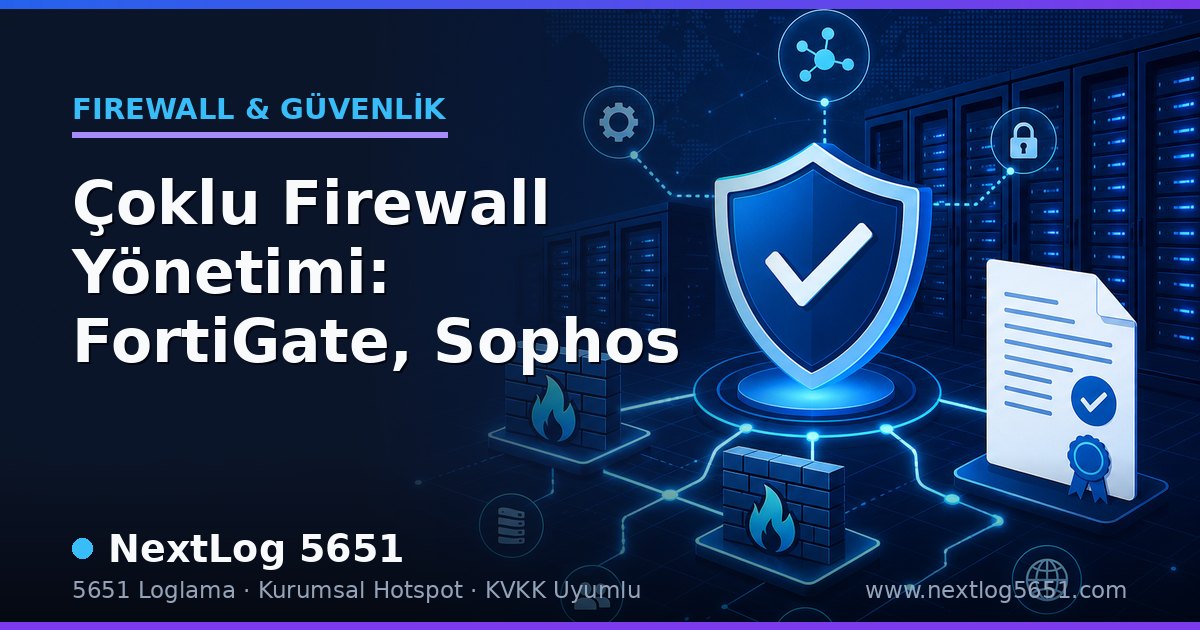 Çoklu Firewall Yönetimi: FortiGate, Sophos