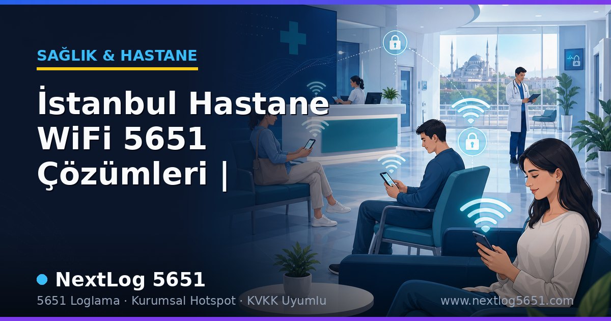 İstanbul Hastane WiFi 5651 Çözümleri | NextLog Güvenli Ağ