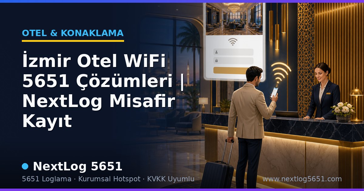 İzmir Otel WiFi 5651 Çözümleri | NextLog Misafir Kayıt