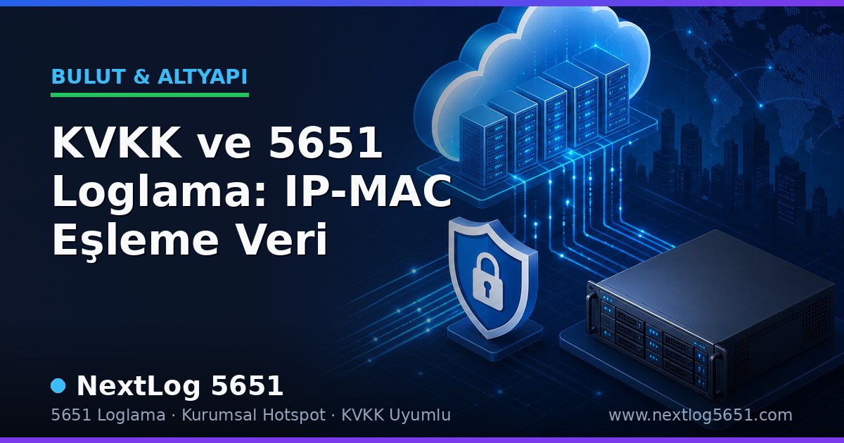 KVKK ve 5651 Loglama: IP-MAC Eşleme Veri