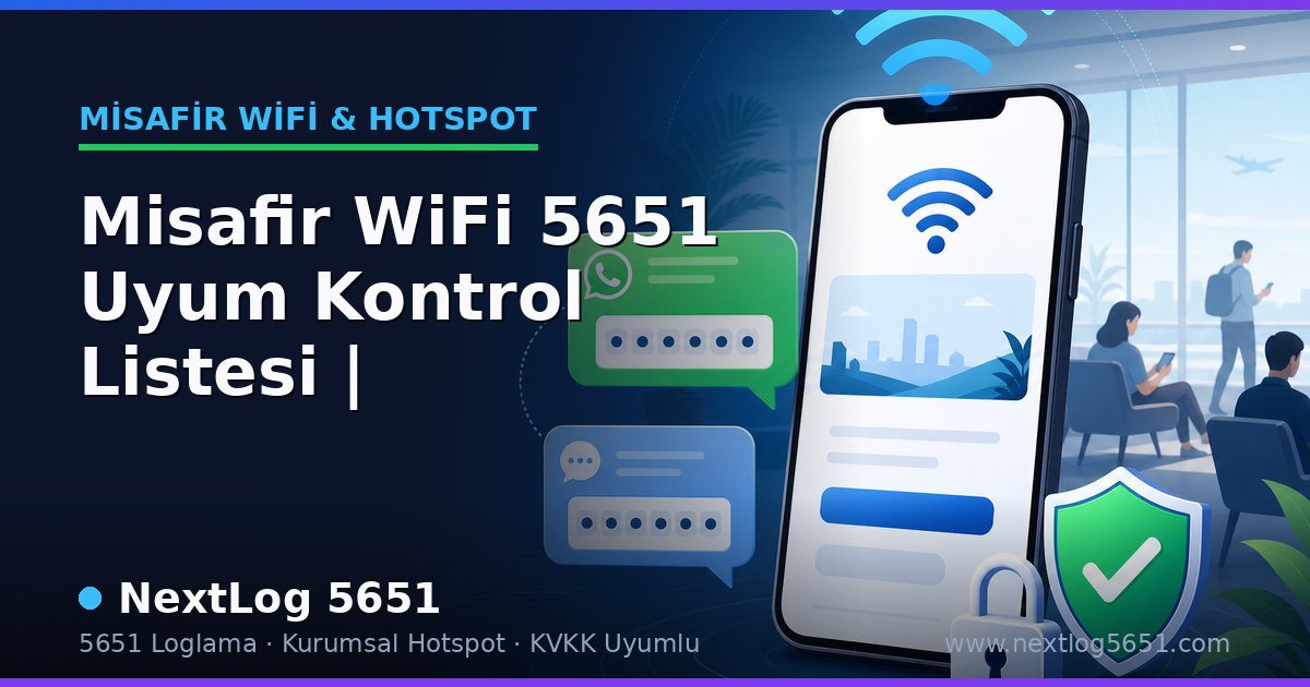 Misafir WiFi 5651 Uyum Kontrol Listesi |