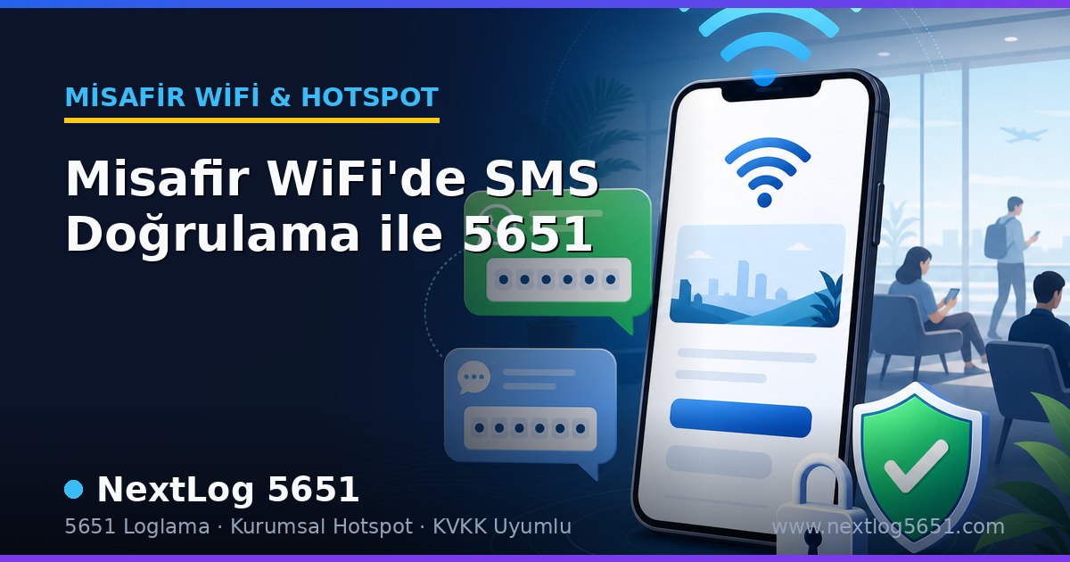 Misafir WiFi'de SMS Doğrulama ile 5651