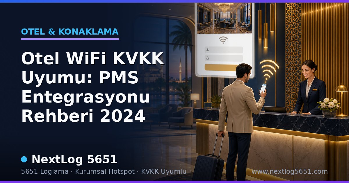 Otel WiFi KVKK Uyumu: PMS Entegrasyonu Rehberi 2024