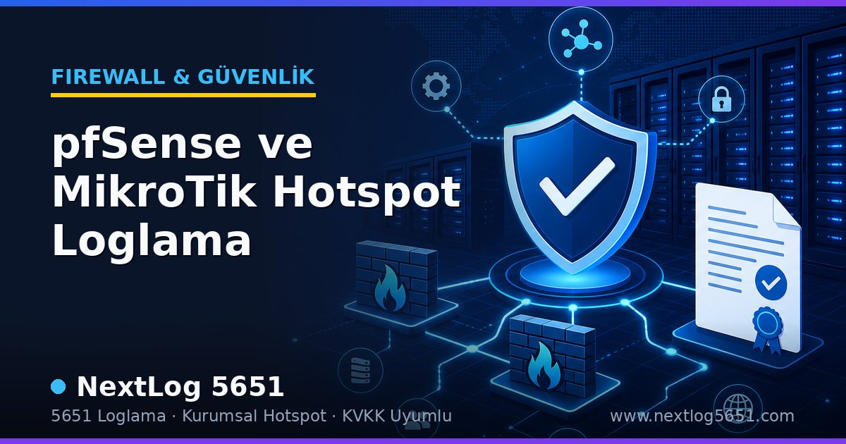 pfSense ve MikroTik Hotspot Loglama