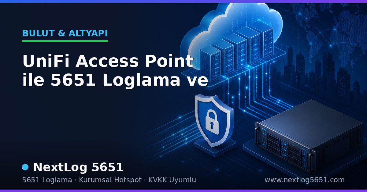 UniFi Access Point ile 5651 Loglama ve