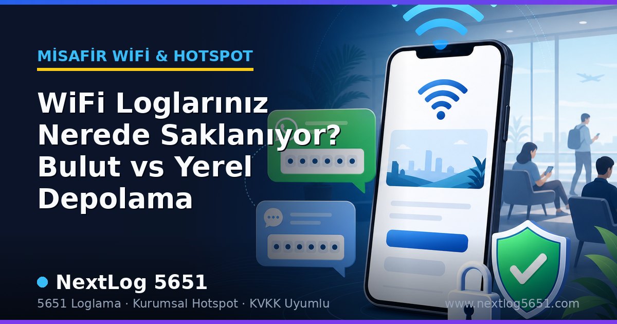 WiFi Loglarınız Nerede Saklanıyor? Bulut vs Yerel Depolama