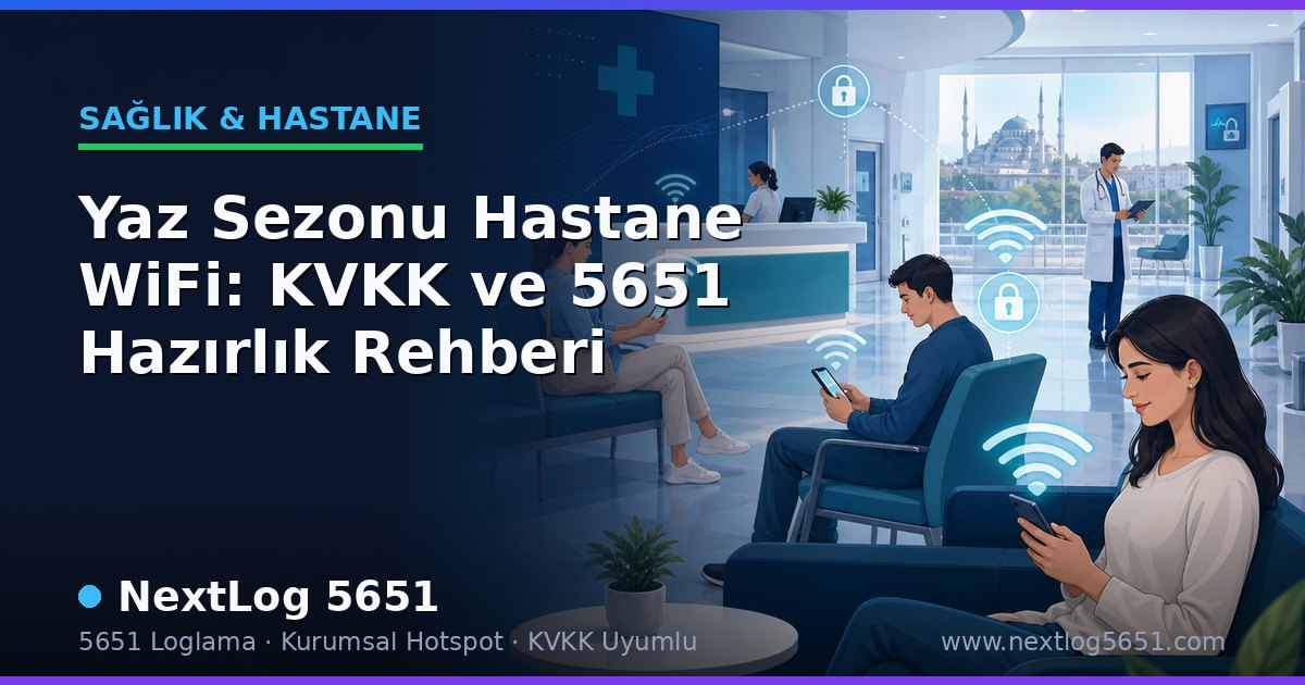 Yaz Sezonu Hastane WiFi: KVKK ve 5651 Hazırlık Rehberi