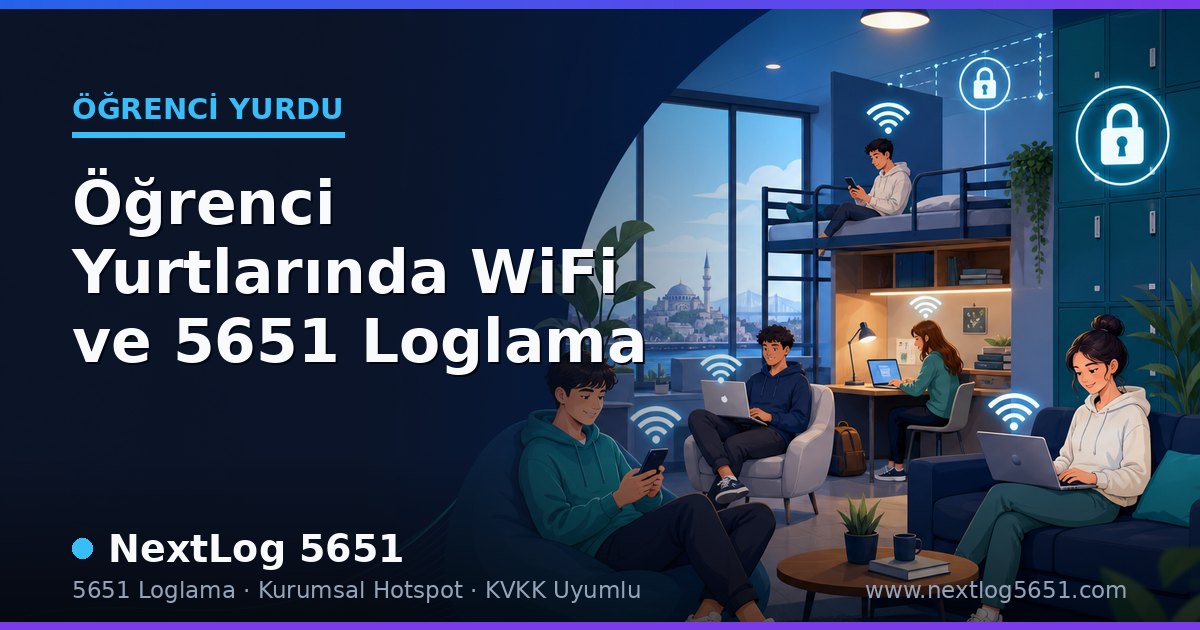 Öğrenci Yurtlarında WiFi ve 5651 Loglama